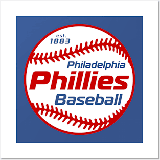 Phillies Retro Ball Posters and Art